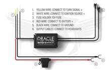 Load image into Gallery viewer, Oracle 17-19 Ford F-250 SD Dynamic Pre-Assembled Headlights - Halogen - Black Edition - - Back View
