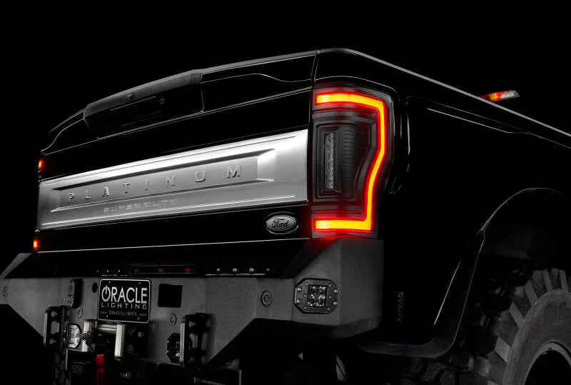 Oracle 17-22 Ford F-250/350 Superduty Flush Mount LED Tail Lights - Back View