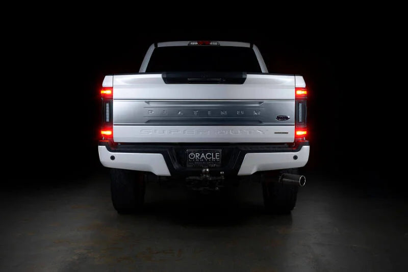 Oracle 17-22 Ford F-250/350 Superduty Flush Mount LED Tail Lights - Installation View