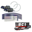 Load image into Gallery viewer, Oracle 18-21 Ford Mustang DRL Upgrade w/ Halo Kit - ColorSHIFT w/ BC1 Controller - Main Product View