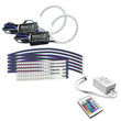 Load image into Gallery viewer, Oracle 18-21 Ford Mustang DRL Upgrade w/ Halo Kit - ColorSHIFT w/ Simple Controller - Main Product View