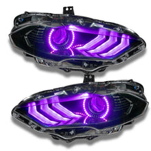Load image into Gallery viewer, Oracle 18-21 Ford Mustang Dynamic DRL w/ Halo Kit &amp; Sequential Turn Signal - ColorSHIFT - Side View