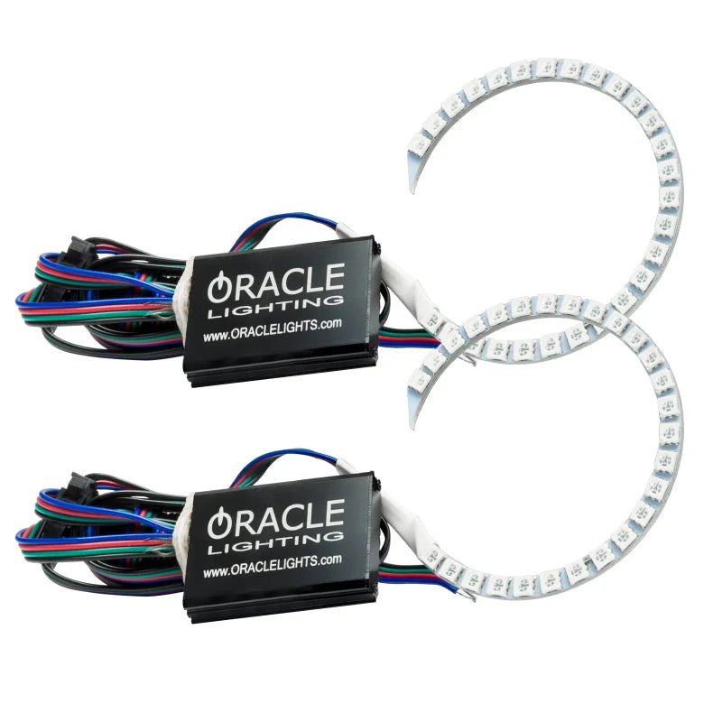 Oracle 18-21 Ford Mustang LED Headlight Halo Kit - ColorSHIFT w/o Controller - Main Product View