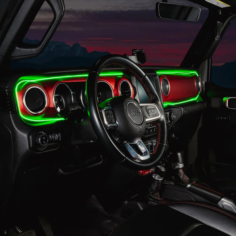 Oracle 18-23 Jeep Wrangler JL/Gladiator JT Dynamic ColorSHIFT LED Interior Dash Board Kit - Additional View 6