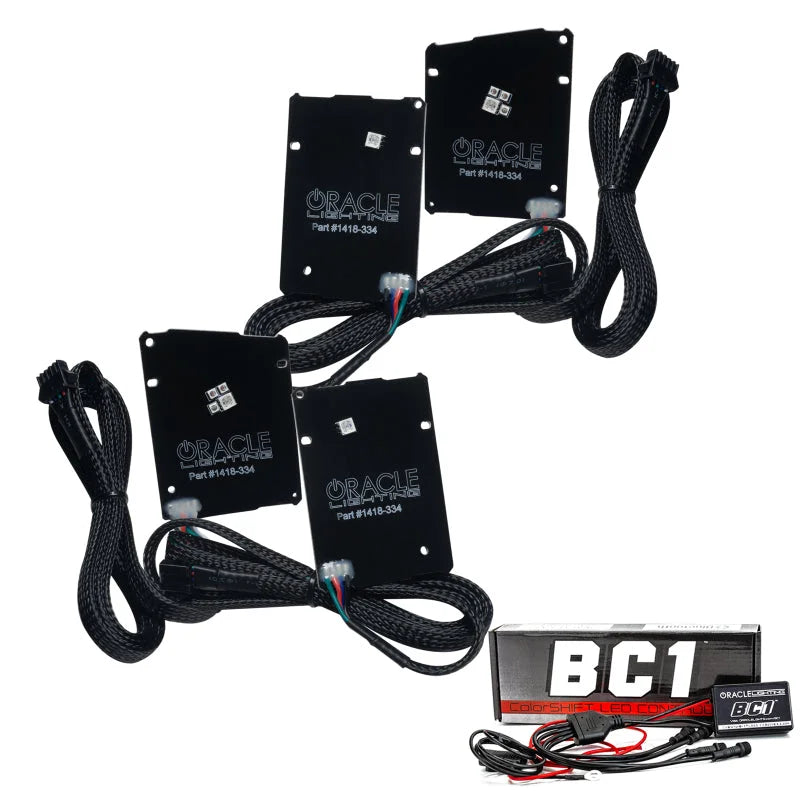 Oracle 19-21 Chevy Camaro LS/LT RGB+A Headlight DRL Kit - ColorSHIFT w/ BC1 Controller - Main Product View
