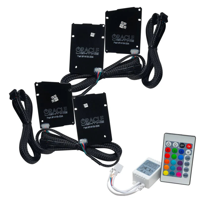 Oracle 19-21 Chevy Camaro LS/LT RGB+A Headlight DRL Kit - w/ Simple Controller - Main Product View
