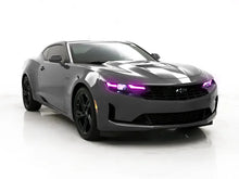 Load image into Gallery viewer, Oracle 19-21 Chevy Camaro LS/LT RGB+A Headlight DRL Kit - w/ Simple Controller - Side View