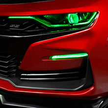 Load image into Gallery viewer, Oracle 19-21 Chevy Camaro SS/RS Fog Light Upgrade Kit - ColorSHIFT w/o Controller - Side View