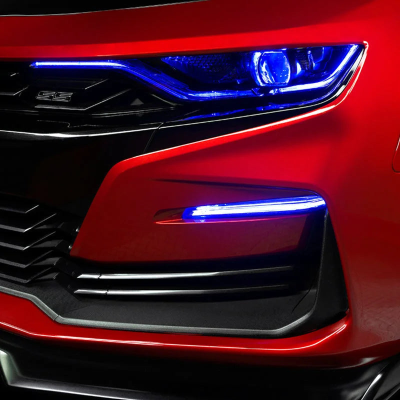 Oracle 19-21 Chevy Camaro SS/RS Fog Light Upgrade Kit - ColorSHIFT w/o Controller - Back View
