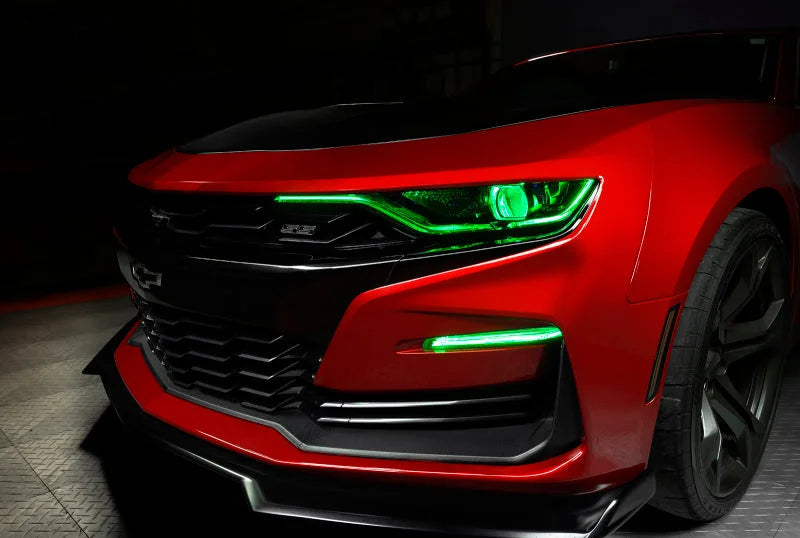 Oracle 19-21 Chevy Camaro SS/RS RGBW+A Headlight DRL Upgrade Kit - ColorSHIFT 2 - Additional View 7