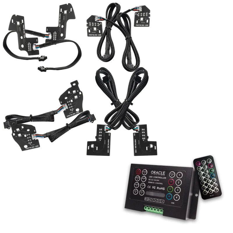 Oracle 19-21 Dodge RAM 1500 RGB+W Headlight DRL Kit- Reflector LED Headlights - 2 - Main Product View