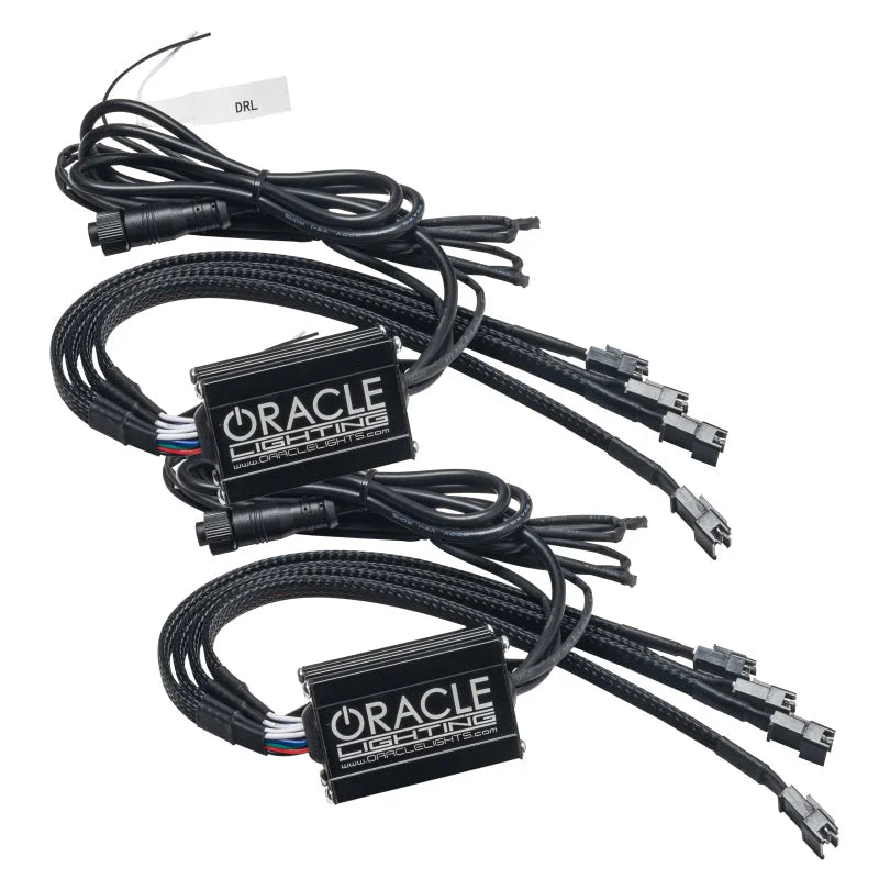 Oracle 19-21 Dodge RAM 1500 Reflector LED Headlight DRL Kit - w/Simple Controller - Installation View