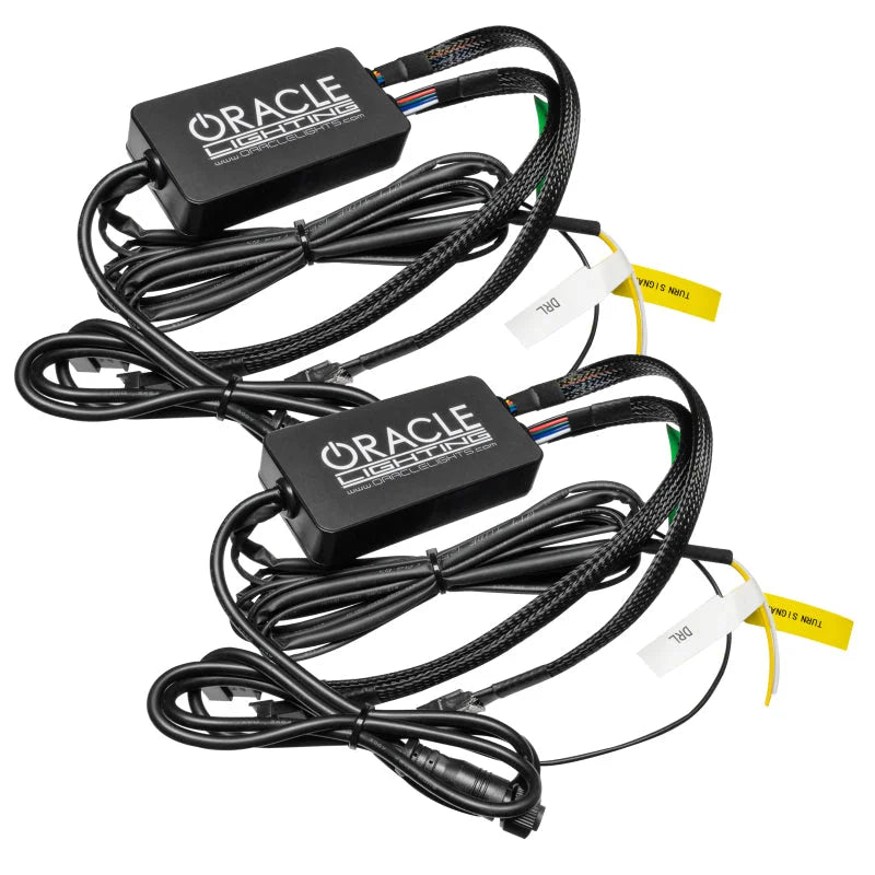 Oracle 19-21 RAM 1500 Projector LED Headlight DRL Kit - RGBW+A w/ 2.0 Controller - Installation View