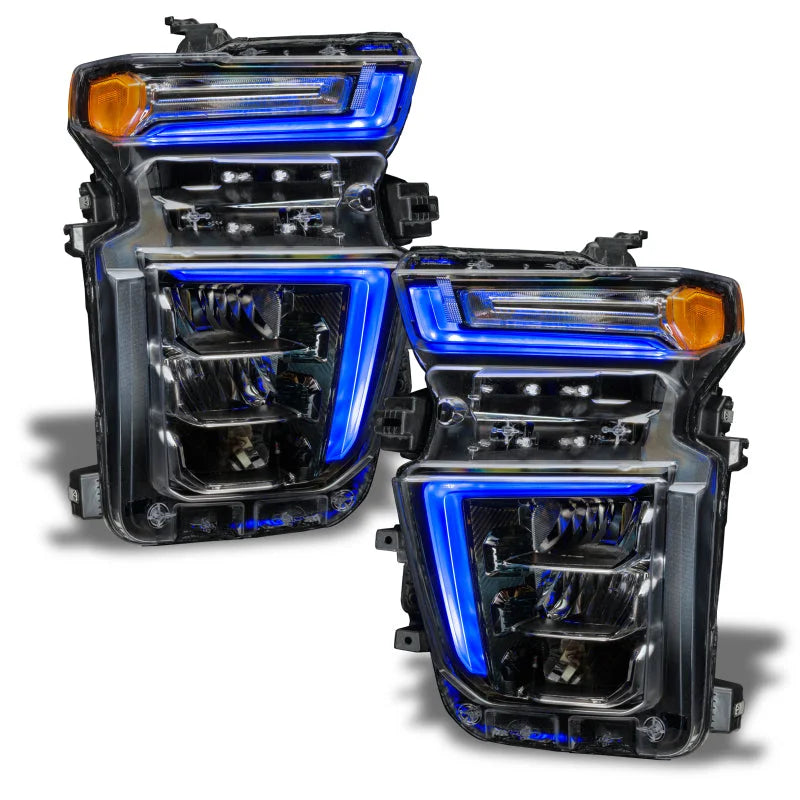 Oracle 20-21 Chevy Silverado HD 2500 RGB+W Headlight DRL Kit - ColorSHIFT w/o Controller - Additional View 6
