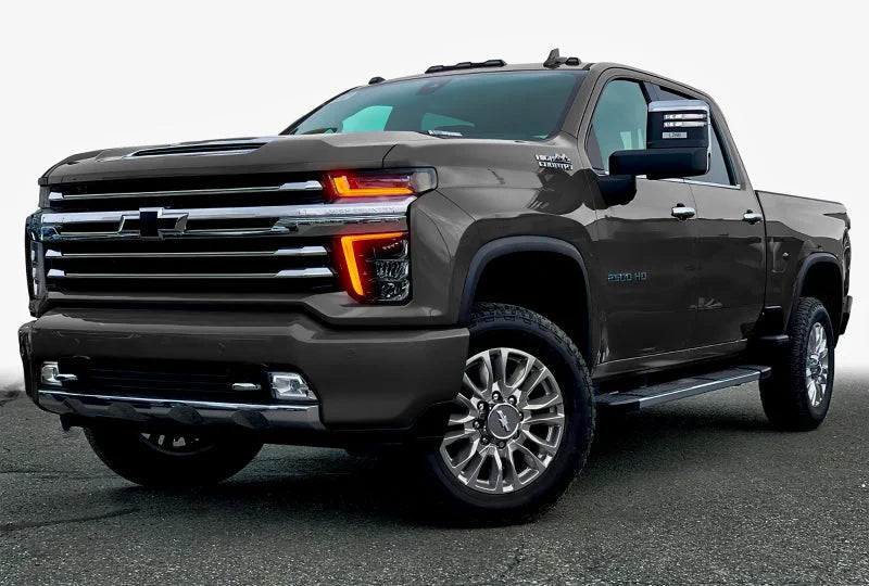 Oracle 20-21 Chevy Silverado HD 2500 RGB+W Headlight DRL Kit - ColorSHIFT w/o Controller - Additional View 7