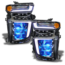 Load image into Gallery viewer, Oracle 20-21 Chevy Silverado HD 2500RGB Headlight Demon Eye Kit - w/o Controller - Back View