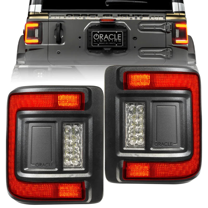Oracle 2018+ Jeep Wrangler Rubicon/Sport LED Flush Mount Tail Light - Tinted - Main Product View
