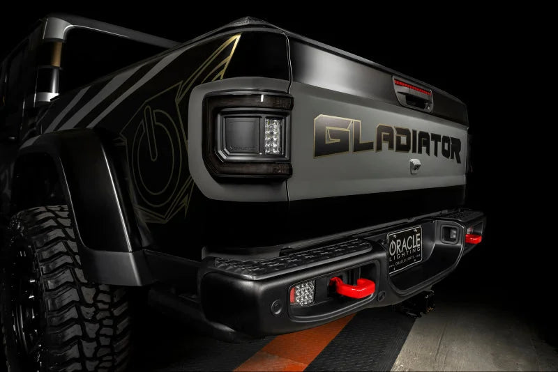 Oracle 2020+ Jeep Gladiator JT Flush Mount LED Tail Lights -  Tinted Lens - Side View