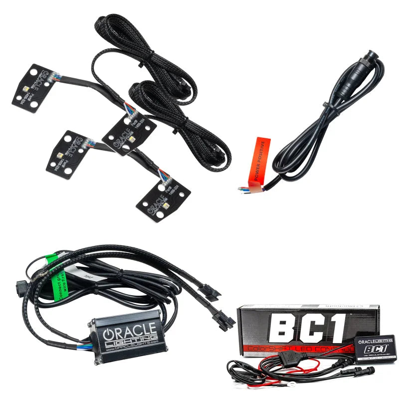 Oracle 2021 Ford Bronco DRL Upgrade w/ Halo Kit - ColorSHIFT w/ BC1 Controller - Main Product View