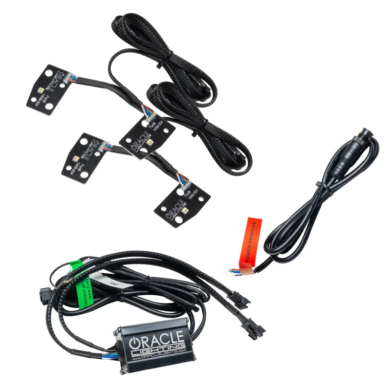 Oracle 2021 Ford Bronco DRL Upgrade w/ Halo Kit - ColorSHIFT w/ No Controller - Main Product View