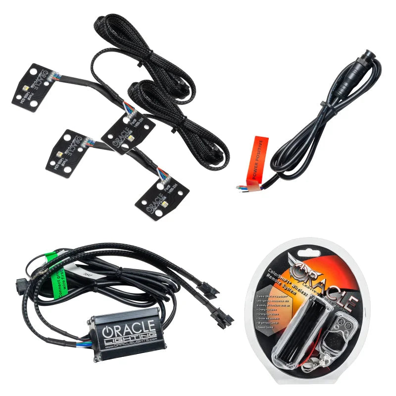 Oracle 2021 Ford Bronco DRL Upgrade w/ Halo Kit - ColorSHIFT w/ RF Controller - Main Product View