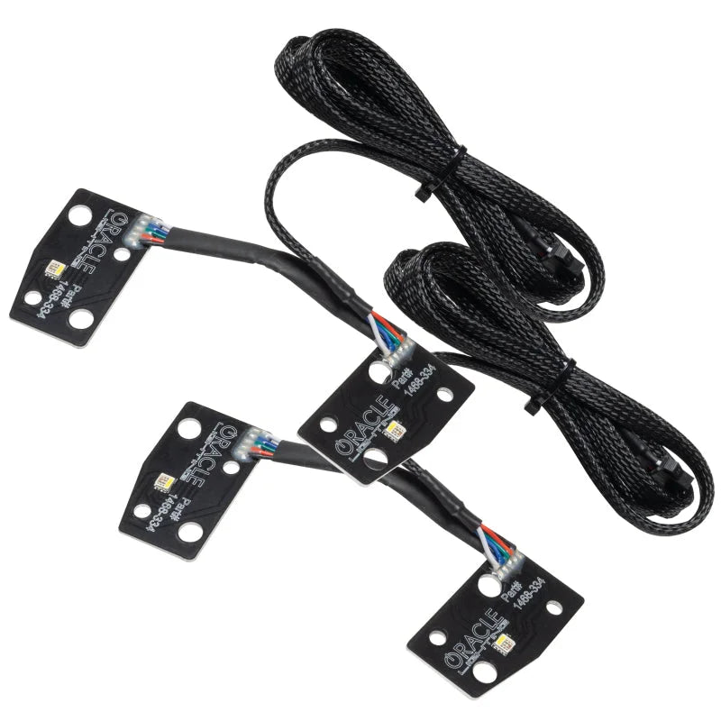 Oracle 2021 Ford Bronco DRL Upgrade w/ Halo Kit - ColorSHIFT w/ RF Controller - Additional View 5
