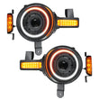 Load image into Gallery viewer, Oracle 2021+ Ford Bronco Oculus Bi-LED Projector Headlights - Amber/White Switchback - Main Product View