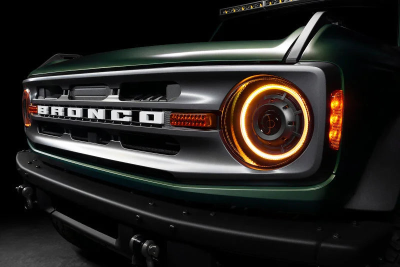 Oracle 2021+ Ford Bronco Oculus Bi-LED Projector Headlights - Amber/White Switchback - Additional View 5