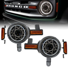 Load image into Gallery viewer, Oracle 2021+ Ford Bronco Oculus Bi-LED Projector Headlights w/ Heated Lenses - Main Product View