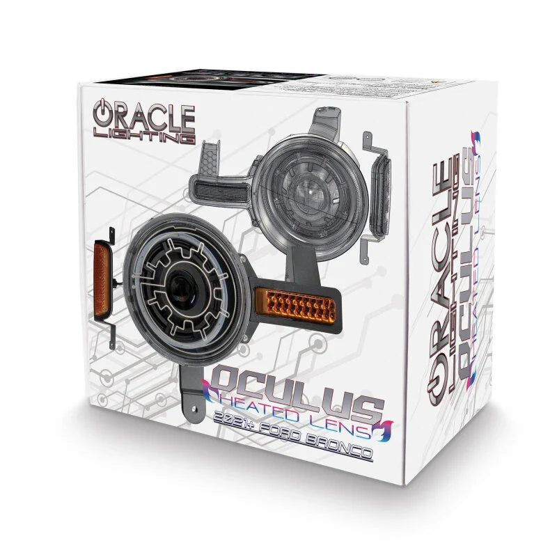 Oracle 2021+ Ford Bronco Oculus Bi-LED Projector Headlights w/ Heated Lenses - Additional View 9