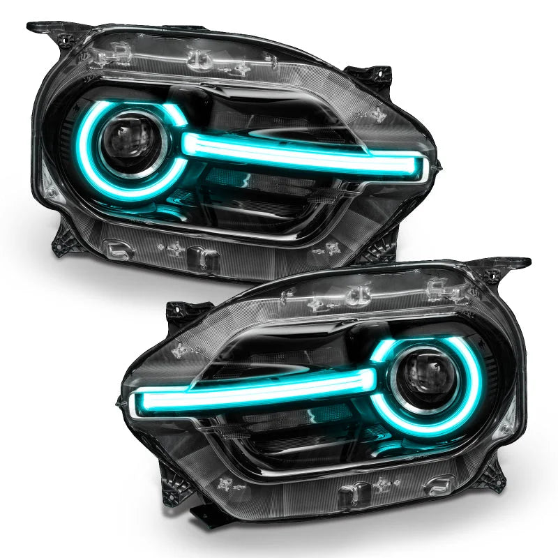 Oracle 2021 Ford Bronco Sport RGB+W Headlight DRL + Halo - ColorSHIFT w/ BC1 Controller - Side View
