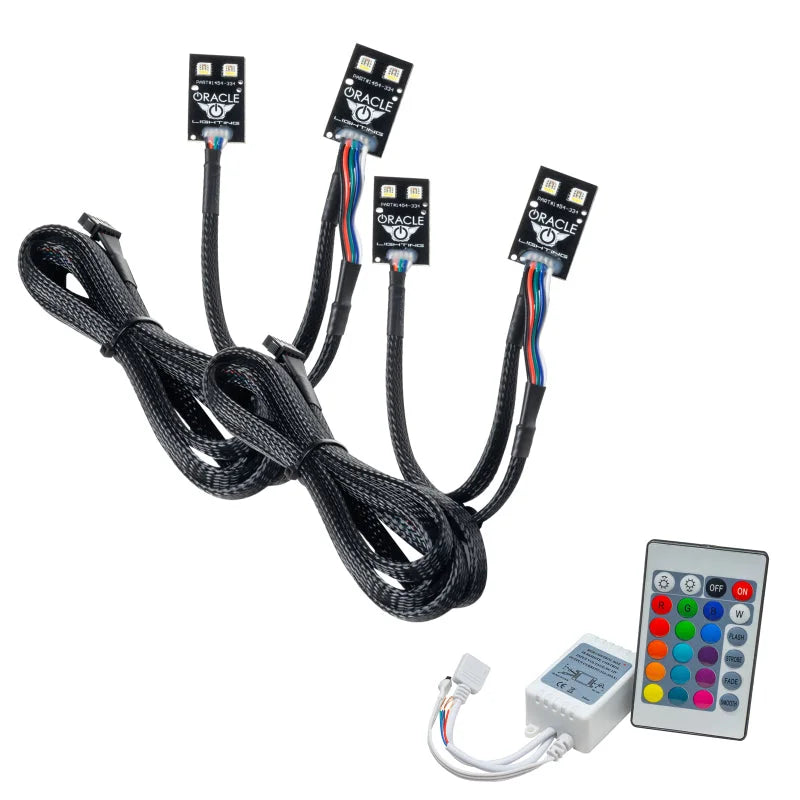 Oracle 2021 Ford Bronco Sport RGB+W Headlight DRL + Halo - w/ Simple Controller - Main Product View