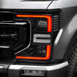 Load image into Gallery viewer, Oracle 2022 Ford F250/350 Super Duty Dynamic ColorSHIFT Headlight DRL Kit w/Switchback - Back View