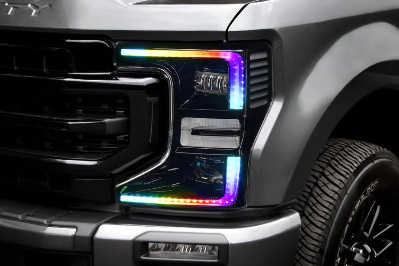 Oracle 2022 Ford F250/350 Super Duty Dynamic ColorSHIFT Headlight DRL Kit w/Switchback - Additional View 7