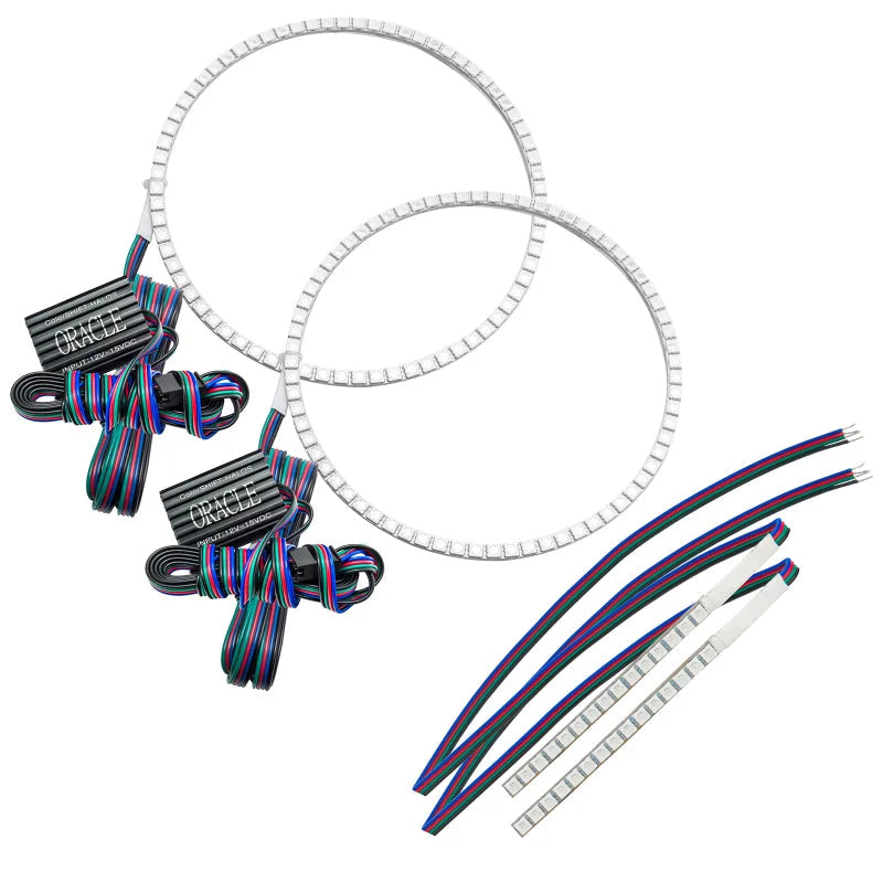 Oracle 21-22 Ford Bronco Headlight Halo Kit w/DRL Bar - Base Headlights -w/No Controller - Main Product View