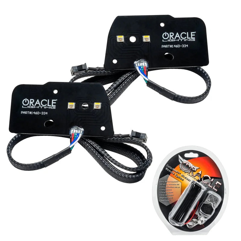 Oracle 21-22 Ford F-150 ColorSHIFT RGB+W Headlight DRL Upgrade Kit w/ RF Controller - Main Product View
