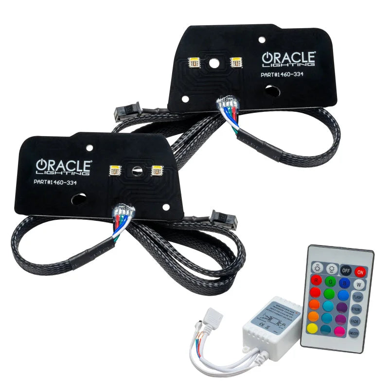 Oracle 21-22 Ford F-150 ColorSHIFT RGB+W Headlight DRL Upgrade Kit w/ Simple Controller - Main Product View