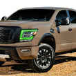 Load image into Gallery viewer, Oracle 21-22 Nissan Titan RGB+W Headlight DRL Upgrade - ColorSHIFT w/ 2.0 Controller - Side View