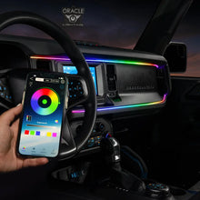 Load image into Gallery viewer, Oracle 21-25 Ford Bronco ColorSHIFT LED Interior Dash Board Kit - Installation View