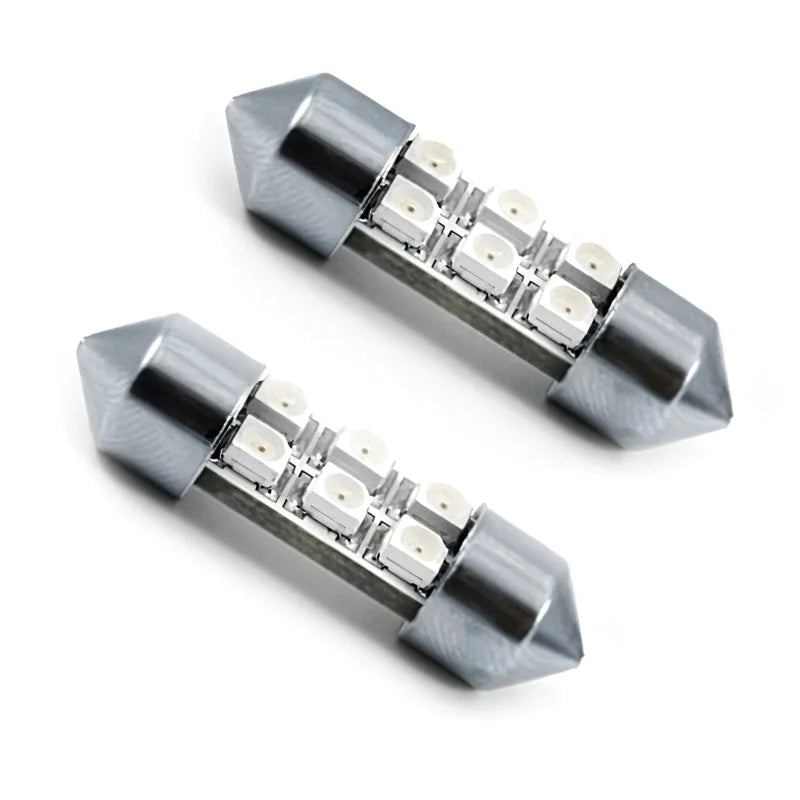 Oracle 31MM 6 LED SMD Festoon Bulbs (Pair) - Cool White - Side View