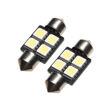 Load image into Gallery viewer, Oracle 33MM 4 LED 3-Chip Festoon Bulbs (Pair) - Cool White - Main Product View