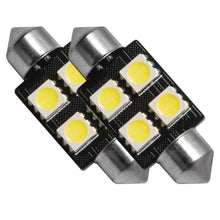 Load image into Gallery viewer, Oracle 37MM 4 LED 3-Chip Festoon Bulbs (Pair) - Cool White - Main Product View