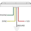 Load image into Gallery viewer, Oracle 4 LED Slim Strobe - Red - Back View