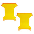 Load image into Gallery viewer, Oracle 40W Series 4 Yellow VEGA Series Lens Covers (Snap Fit) - Installation View