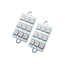 Load image into Gallery viewer, Oracle 44MM 6 LED 3 Chip - Loop Festoon Bulbs (Pair) - Purple - UV/Purple - Main Product View