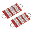 Load image into Gallery viewer, Oracle 44MM 6 LED 3 Chip - Loop Festoon Bulbs (Pair) - Purple - UV/Purple - Installation View