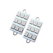 Load image into Gallery viewer, Oracle 44MM 6 LED 3 Chip - Loop Festoon Bulbs (Pair) - Red - Main Product View