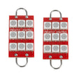 Load image into Gallery viewer, Oracle 44MM 6 LED 3 Chip - Loop Festoon Bulbs (Pair) - Red - Back View