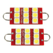 Load image into Gallery viewer, Oracle 44MM 6 LED 3 Chip - Loop Festoon Bulbs (Pair) - White - Side View