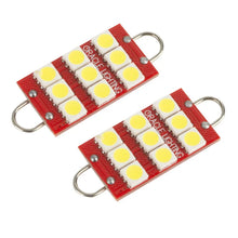 Load image into Gallery viewer, Oracle 44MM 6 LED 3 Chip - Loop Festoon Bulbs (Pair) - White - Installation View